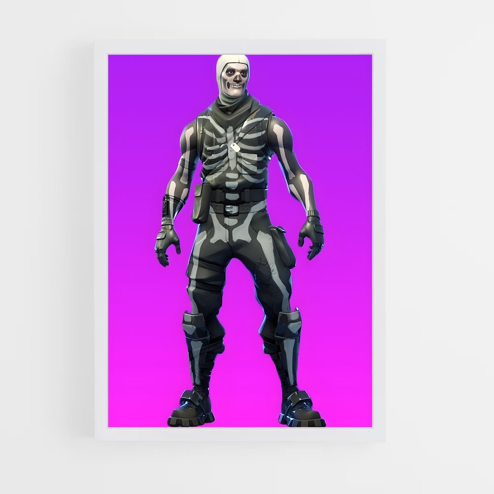 Poster Trooper Violet – affiche Fortnite (vue 3)